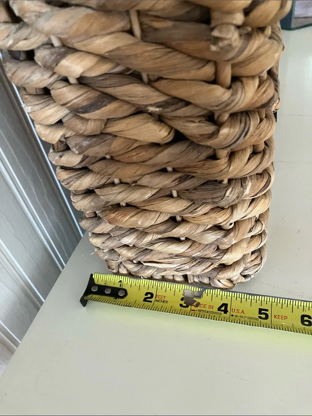 Woven Seagrass Storage Basket - Natural